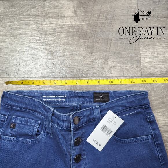 Adriano Goldschmied The Isabelle Button Up Jeans Size 27 (4) - Picture 3 of 6